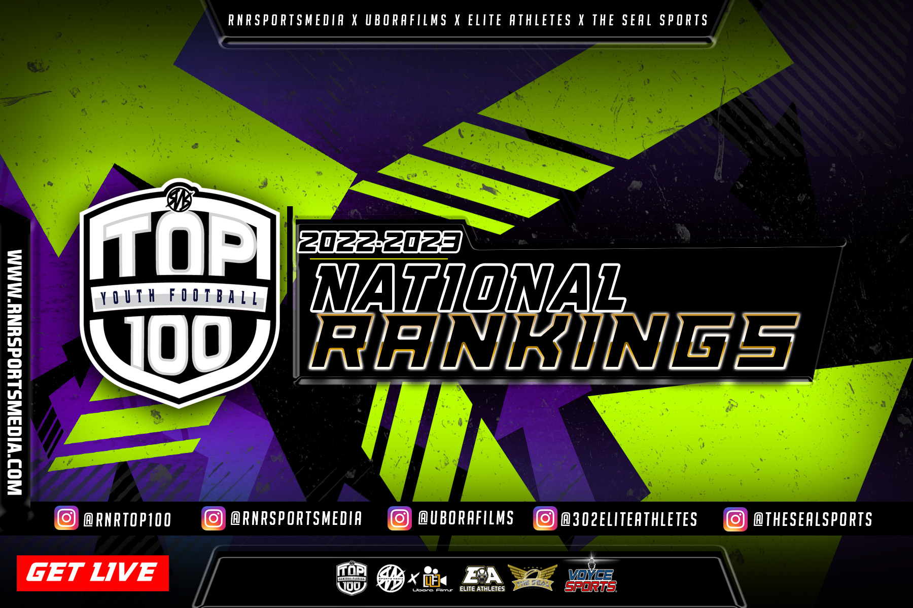 RNR Sports Media – #1 Youth Football Rankings Platform